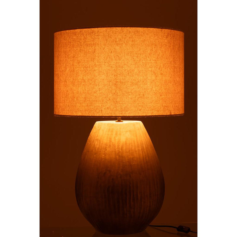 Tafellamp Goud Paint Rond 56 cm 55.5x55.5x85 cm-Tafellampen-J-Line