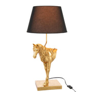 Tafellamp Goud Polykunsthars 36 cm 35.5x35.5x70 cm-Tafellampen-J-Line
