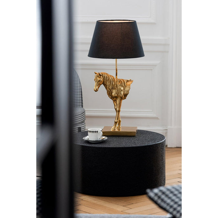 Tafellamp Goud Polykunsthars 36 cm-Tafellampen-J-Line