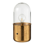 Tafellamp Goud Zinc L 20 cm 19.5x19.5x40 cm-Tafellampen-J-Line