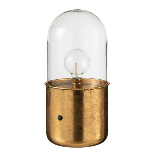Tafellamp Goud Zinc L 20 cm 19.5x19.5x40 cm-Tafellampen-J-Line