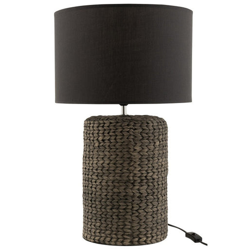 Hanglamp Lampenkap Grijs Cement L 42 cm 42x42x68 cm-Hanglampen-J-Line