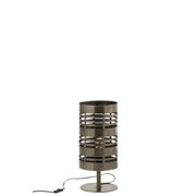 Tafellamp Grijs Ijzer 23 cm 23x23x50 cm-Tafellampen-J-Line