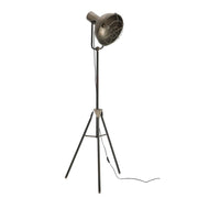 Tafellamp Grijs Metaal Rond 58 cm 58x58x150 cm-Tafellampen-J-Line