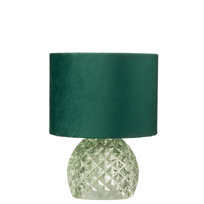 Tafellamp Groen Glas 17 cm-Tafellampen-J-Line