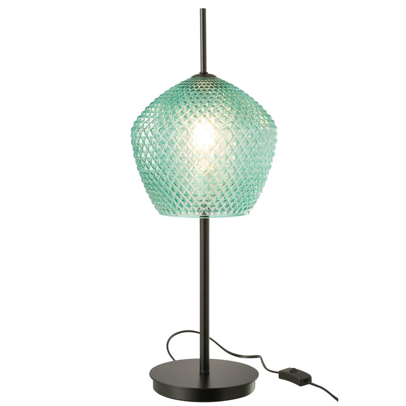 Tafellamp Groen Metaal 23 cm 23x23x60 cm-Tafellampen-J-Line