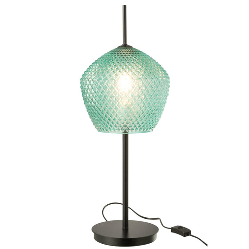 Tafellamp Groen Metaal 23 cm 23x23x60 cm-Tafellampen-J-Line