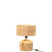 Tafellamp Hanna Bananen Ijzer, Banana Leaf Naturel 35x35x30 cm-Tafellampen-J-Line