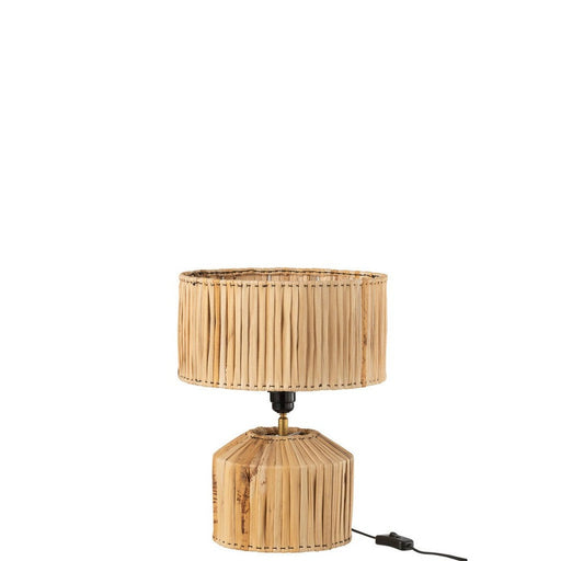 Tafellamp Hanna Bananen Ijzer, Banana Leaf Naturel 35x35x30 cm-Tafellampen-J-Line
