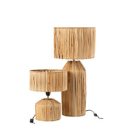 Tafellamp Hanna Bananen Ijzer, Banana Leaf Naturel 35x35x87 cm-Tafellampen-J-Line