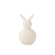Tafellamp Hert Glaze, Water, Porcelain Wit 14x14x24 cm-Tafellampen-J-Line