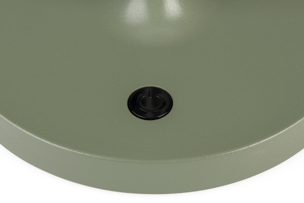Tafellamp Hub Polypropyleen, Metaal Groen Ø15x33 cm Irrelevant-Tafellampen-Creating Home
