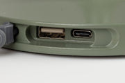 Tafellamp Hub Polypropyleen, Metaal Groen Ø15x33 cm Irrelevant-Tafellampen-Creating Home