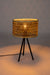 Tafellamp Isla Bamboo hout Beige Ø33x55 cm E27-Tafellampen-Creating Home