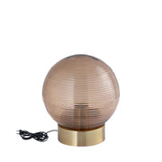 Tafellamp Korrin Bruin 24 cm-Tafellampen-PTMD