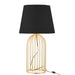 Tafellamp Lampvoet Kap ijzer Zwart 25x25x62 cm-Tafellampen-J-Line