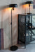 Tafellamp Landon Metaal Zwart Ø24x42 cm E27-Tafellampen-Creating Home