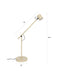 Tafellamp Leeshoekje Werkplek Iron Beige 55x20x45.5 cm-Tafellampen-Creating Home