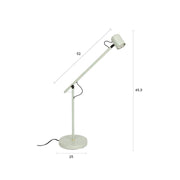 Tafellamp Leeshoekje Werkplek Iron Groen 55x20x45.5 cm-Tafellampen-Creating Home