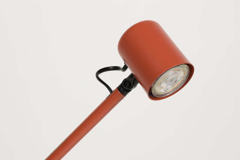 Tafellamp Leeshoekje Werkplek Iron Rood 55x20x45.5 cm-Tafellampen-Creating Home