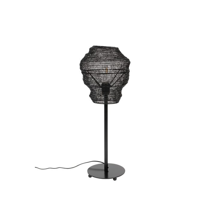Tafellamp Lena Metaal Zwart Ø27x69 cm E27-Tafellampen-Creating Home