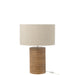 Tafellamp Naturel Ailanthus hout 45 cm-Tafellampen-J-Line