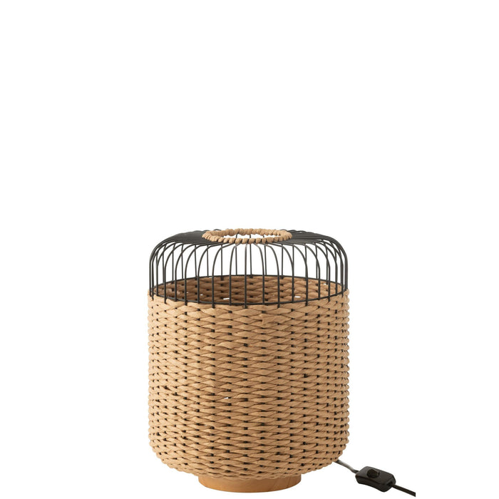 Tafellamp Naturel Beech hout 27 cm-Tafellampen-J-Line