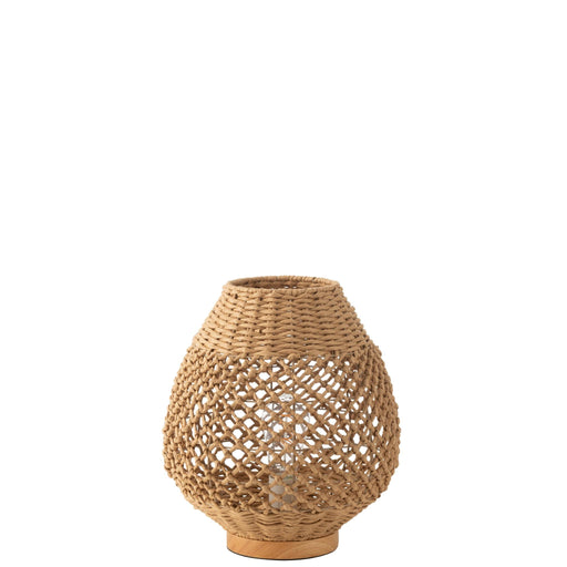 Tafellamp Naturel Beech hout S 31 cm 31x31x35.5 cm-Tafellampen-J-Line