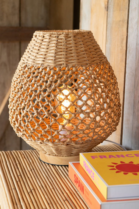 Tafellamp naturel Beech hout S 31 cm 31x31x35.5 cm