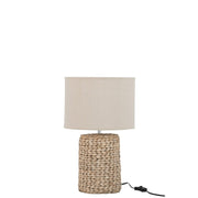 Tafellamp Naturel Cement S 28 cm 28x28x47 cm-Tafellampen-J-Line