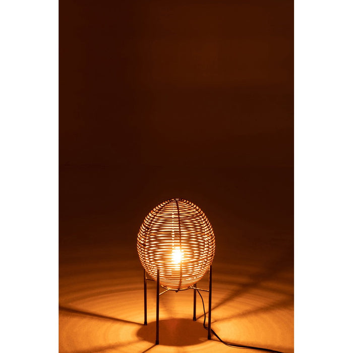Tafellamp Naturel Ijzer 30 cm - Naturel-Tafellampen-J-Line