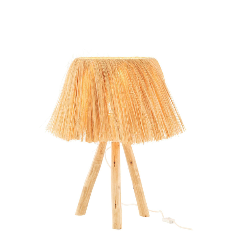 Tafellamp Naturel Ijzer 30 cm 43818 30x30x51 cm-Tafellampen-J-Line