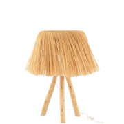 Tafellamp Naturel Ijzer 30 cm 43818 30x30x51 cm-Tafellampen-J-Line