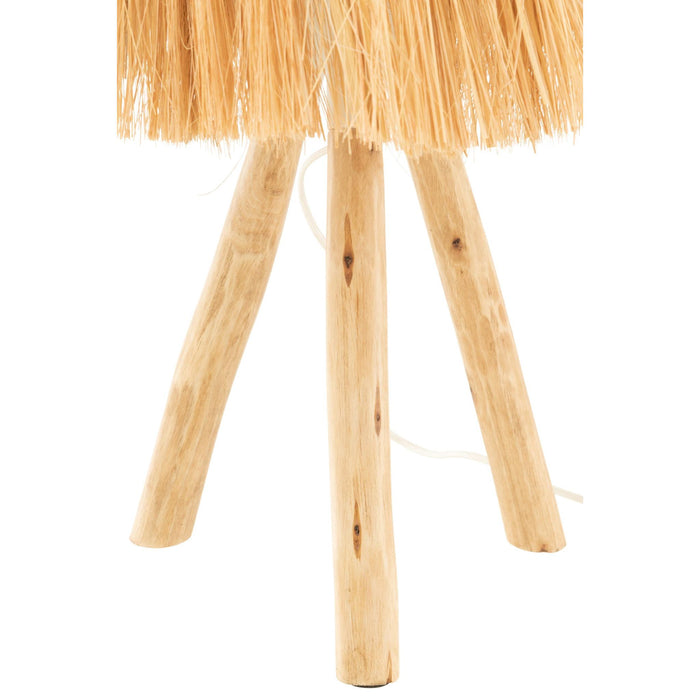 Tafellamp Naturel Ijzer 30 cm - 43818-Tafellampen-J-Line