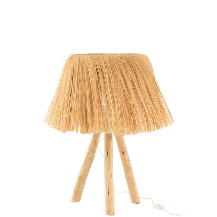 Tafellamp Naturel Ijzer 30 cm - Naturel-Tafellampen-J-Line