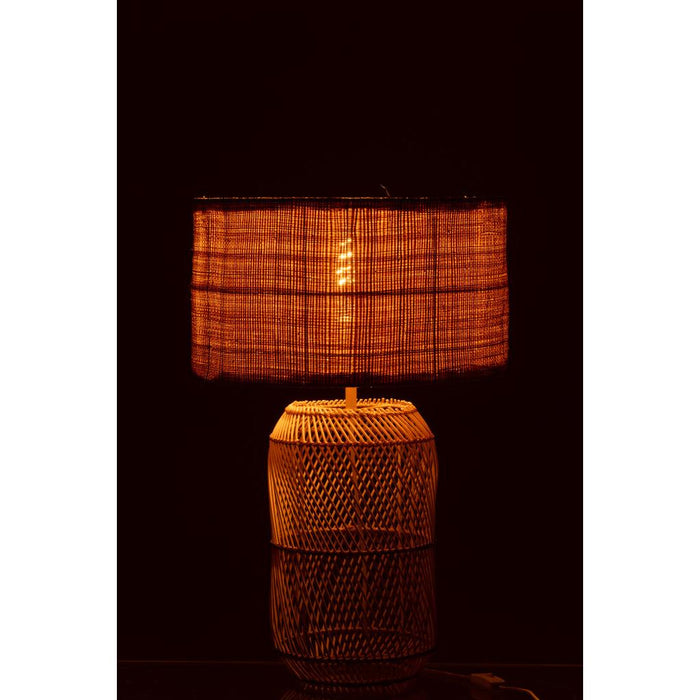 Tafellamp Naturel Ijzer 46 cm-Tafellampen-J-Line