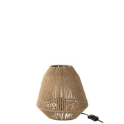 Tafellamp Naturel Jute 22 cm 22x22x26 cm-Tafellampen-J-Line