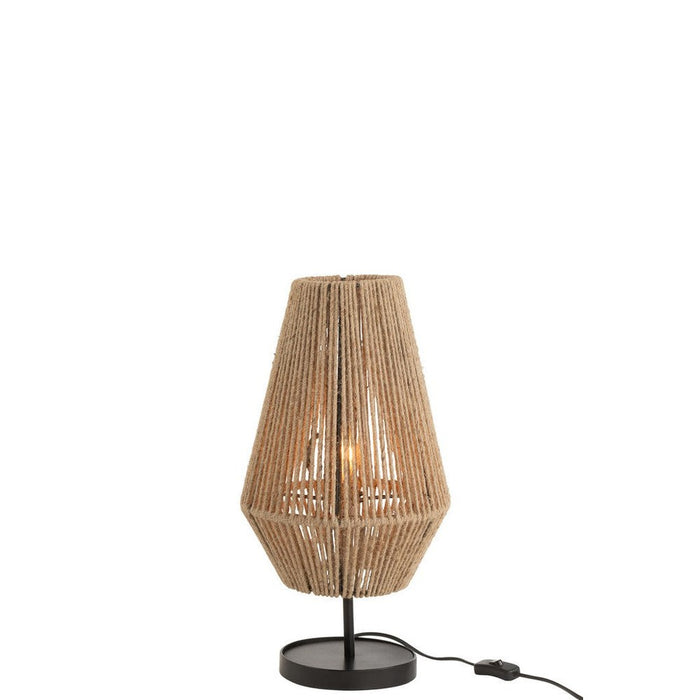 Tafellamp Naturel Jute 28 cm-Tafellampen-J-Line