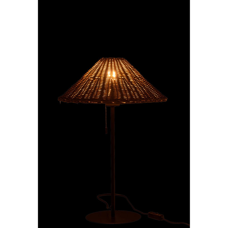 Tafellamp Naturel Kunststof 32 cm 32x32x50 cm-Tafellampen-J-Line