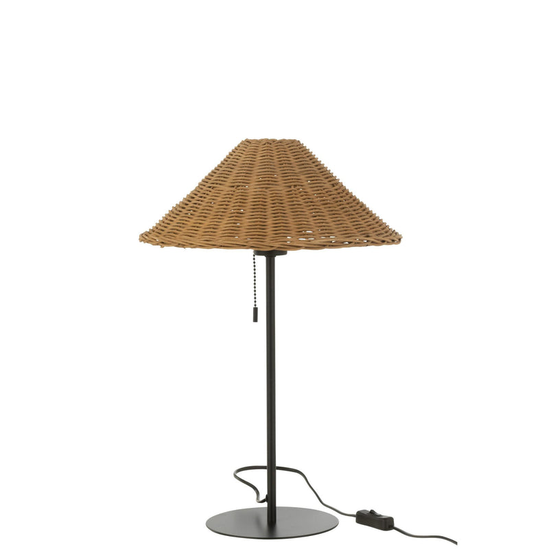Tafellamp Naturel Kunststof 32 cm 32x32x50 cm-Tafellampen-J-Line