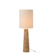 Tafellamp Naturel Linnen 25 cm 25x25x85 cm-Tafellampen-J-Line