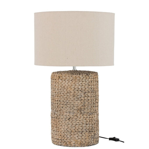 Tafellamp Naturel Linnen 42 cm 42x42x67 cm-Tafellampen-J-Line