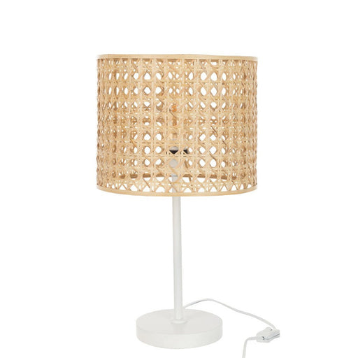 Tafellamp Naturel Mdf 29 cm 29x29x51.5 cm-Tafellampen-J-Line