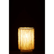 Tafellamp Naturel Metaal S 10 cm 10.5x10.5x16 cm-Tafellampen-J-Line