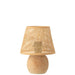 Tafellamp Naturel Rotan 17 cm 17x17x23 cm-Tafellampen-J-Line
