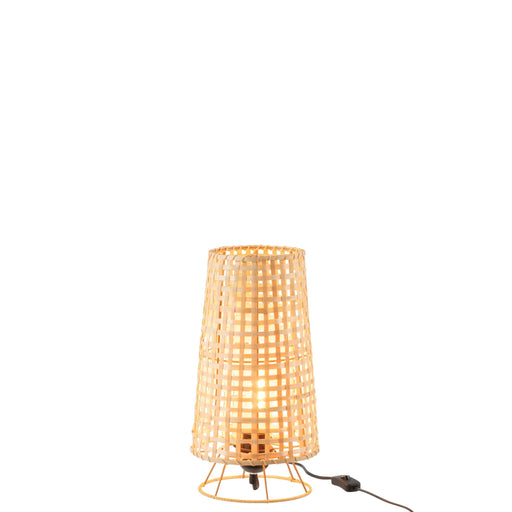 Tafellamp Naturel Rotan 20 cm-Tafellampen-J-Line