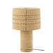 Tafellamp Naturel Zeegras 38 cm-Tafellampen-J-Line