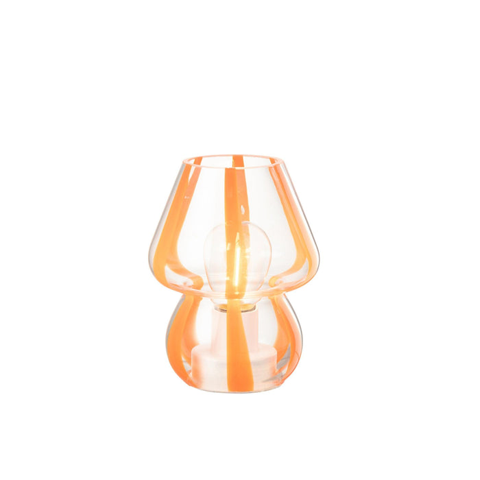 Tafellamp Oranje Glas S 11 cm-Tafellampen-J-Line
