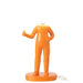 Tafellamp Oranje Polykunsthars 14 cm-Tafellampen-J-Line