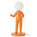 Tafellamp Oranje Polykunsthars 14 cm-Tafellampen-J-Line